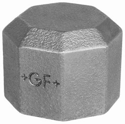 FISCHER GEORG FITTINGS Kappe Fig. 300 3/8" Stahl (VZ Ausführung = galvanisch VZ) – 770300203