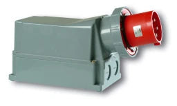 PC ELECTRIC CEE Wall-Mounted Appliance Plug 125A 5p 6h IP66/67 – 545-6