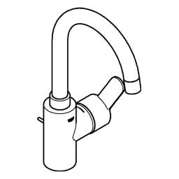GROHE Grohe EH-Waschtischbatterie Eurostyle C 23043 L-Size chrom – 23 043 003