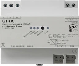 GIRA Power supply 1280 mA choke KNX REG – 213800