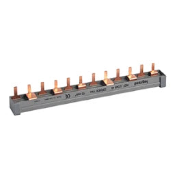 LEGRAND Pin busbar, 2-pole with 4-pole feed, 12 modules, 10 mm² – 404940