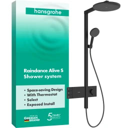 HANSGROHE HG Showerpipe Raindance Alive S 300 2jet mit Thermostat MSW – 24595670