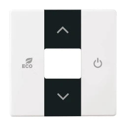 BUSCH-JAEGER @ Central plate for room temperature controllers, various design ranges, studio white – 2CKA006220A0076