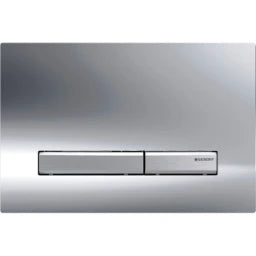 GEBERIT GE Sigma50 Dual-Flush Plate polished chrome, square – 115.788.21.2