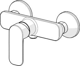 HANSA Hansa single lever shower mixer HANSABASIC DN15 chrome – 5545 0103