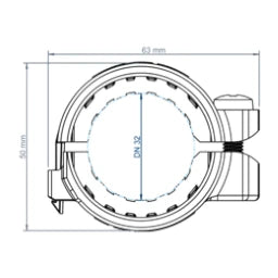 POLOPLAST PO Auszugsichere Verbindung POLO-KAL NG DN 32 – 01750