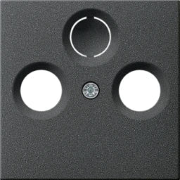 GIRA Abdeckung Antennendose 2-und 3fach System 55 anthrazit – 086928
