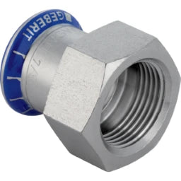 GEBERIT GE Mapress Edelstahl Uebergang d15mm x Rp3/8 – 31801