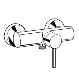 KLUDI Kludi Bozz Single Lever Shower Mixer DN15, chrome – 388310576