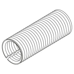 REHAU REHAU Slitted Protective Pipe DN 19, black, for pipes 16/17, Coil 50m – 11316341001