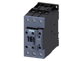 SIEMENS Contactor, AC-3e, 40 A/18.5 kW/400V, 3-pole, AC 230V/50Hz, 1 NO+1 NC, Screw terminal - 3RT20351AP00