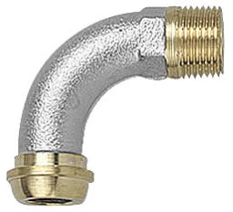 HERZ Eisenrohranschlussbogen Fig.6249(00) 3/8" konischd. – 1624900