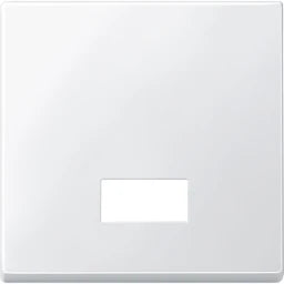 MERTEN Rocker with rectangular symbol window, polar white, System M – 433819