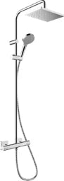 HANSGROHE HG Showerpipe 230 1jet Vernis Shape chrom mit Brausethermostat – 26286000
