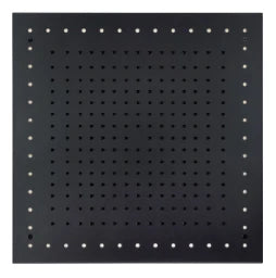 REGENWERK Regenwerk Passion Recessed Ceiling Panel with Mounting Frame, black, angular, LED – BPPAARRDPELS
