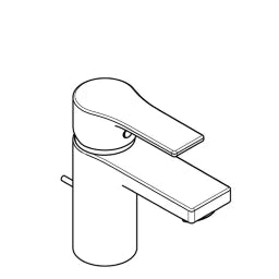 KLUDI Kludi Zenta SL WT-Einhandmischer Ablaufgarnitur 75mm – 482600565