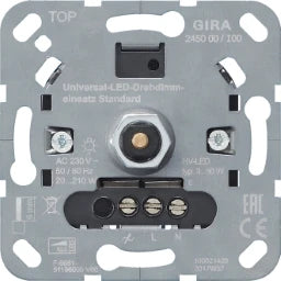 GIRA S3000 Uni-LED Rotary Dimmer Insert. Standard Insert – 245000