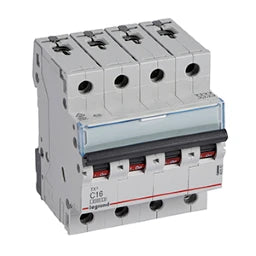 LEGRAND Circuit breaker 6kA C 16A/4-pole 4 modules – 403562