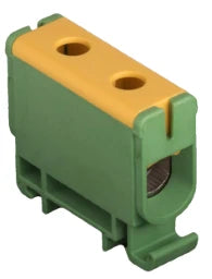POLLMANN Universal Clamp AL/CU 1-pole green-yellow 2 clamping points 6 - 50mm² – 2090106