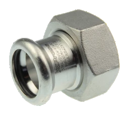 KE KELIT NP455 Stainless St. Press Screw Connection w. Int. Thread 22x1" – 53703D05