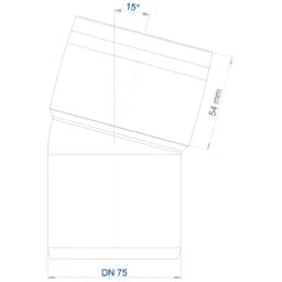 POLOPLAST PO Bogen POLO-KAL 3S DN 75/15Grad – 102520