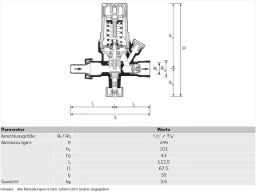 RESIDEO Filling Valve VF06 1/2" without Pressure Gauge – VF06-1/2B