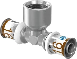 UPONOR Uponor S-Press PLUS T-Stück m. Innengew. 16-Rp1/2"FT-16 – 1070595
