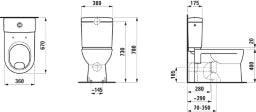 LAUFEN Laufen Pro Floor-standing WC, washdown, Bahama Beige – H8249590180001