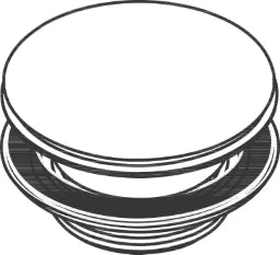 HANSGROHE HG Basin Waste 5/4" with Strainer Plate, chrome – 50001000