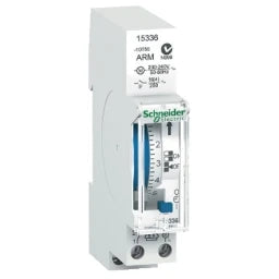 SCHNEIDER ELECTRIC Mechanical Timer IH24h 1c ARM, 1 TE, 24 h, 1 channel, 100 h power reserve – 15336