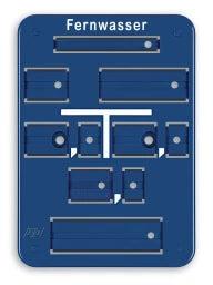 FRANKEN 100x140 C Wasser blau-weiß FP-System – 10310