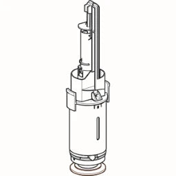 GEBERIT GE Heberglocke zu Spuelkasten AP140 2-Mengen – 240.428.00.1