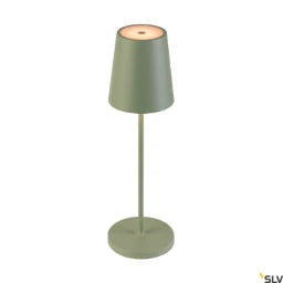 SLV VINOLINA TWO, Table Lamp, Rechargeable Battery, IP65, 2200/2700/3000K, TOUCH, green – 1007696