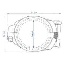 POLOPLAST PO Anti-separation connection POLO-KAL XS 3S DN 40 – 101751
