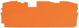 WAGO Abschluss- und Zwischenplatte 1 mm dick, orange – 2016-1392