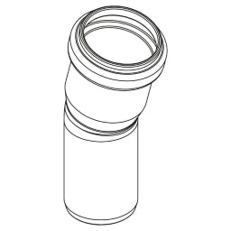 REHAU RAUPIANO PLUS Bend DN 32, 15 Degrees – 11326001001