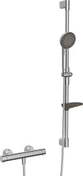 HANSA Hansa Prisma Shower mixer with shower set, 3-spray, chrome - 4813 0431