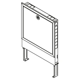 REHAU REHAU Verteilerschrank UP 75/550, weiß – 13464101001