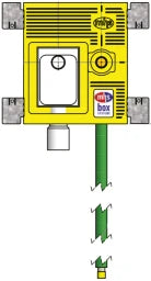 MHS MHS UNIBOX Washing Machine Kelit Kelox Pipe:Kelit Kelox – 24041KE0000000
