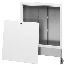 VOGEL&NOOT VN-FLOORTEC Manifold Cabinet H 750 mm 5-7 C Underfloor, RAL9010, for apartment no. – F9CFS07A7507070