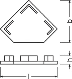 LEDVANCE Medium Profiles for LED Strips -PM06/EC – 4058075276550