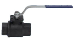 VALPRES Stainless Steel Ball Valve 2-pc Robust 5/4" PN64 TA-Luft Full Bore C228 Internal Thread Lever – 70500007