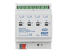 MDT KNX Schaltaktor C-Last 16/20 A 4fach REG – AKI-0416.04