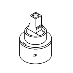 KLUDI Kludi Kartusche 35mm drucklos – 7480500-00