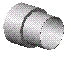 HOERTNAGL Smoke pipe reducer 180x150mm black enamel No.051482016 – 007140016