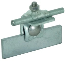DEHN Seam Clamp St/tZn Clamping Range 0.7-8mm Angled w. Clamp Block f. Rd 6-10mm – 365050