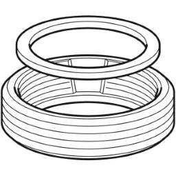 GEBERIT GE Reducer G1 1/2x G1 1/4 Plastic with Seal 242692 – 242.692.11.1