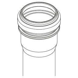 REHAU RAUPIANO PLUS Abflussrohr DN 32, Baulänge 150 mm – 11326171001