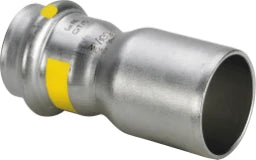 VIEGA Viega Reducing Piece with SC-Contur Sanpress Inox G 0215.1 for Gas in 42x28mm Stainless Steel – 487 195