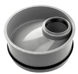 AIRFIT Wastewater Internal Reducer Piece DN160x50 Concentric for HT and KG Pipe No.16050IR – 16050IR